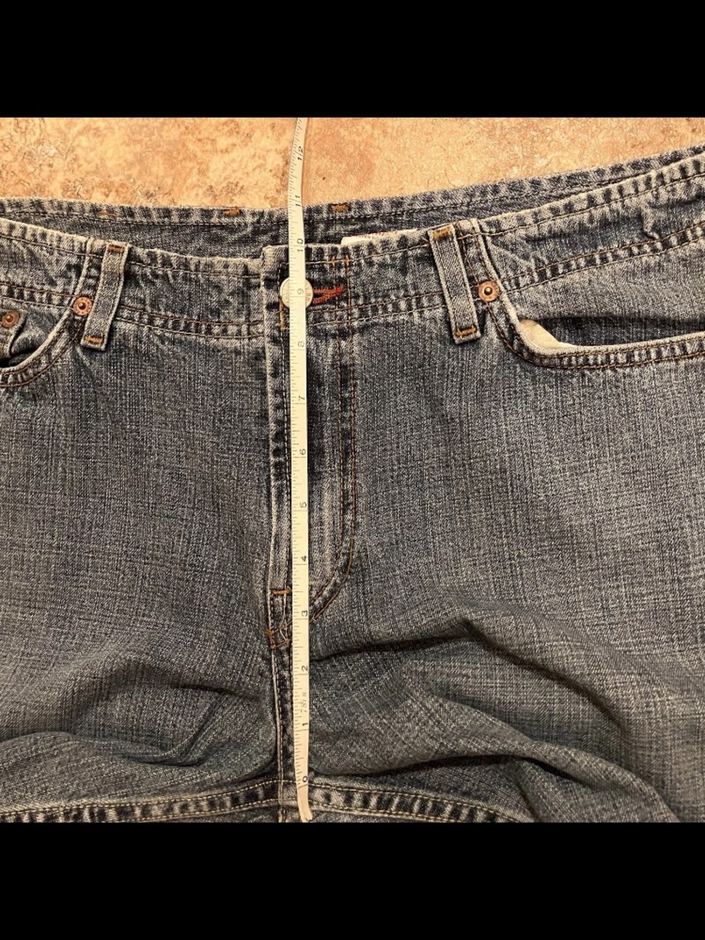 Lucky Brand Wonder Jean USA Made Long Flare Dungarees - Picture 6 of 7